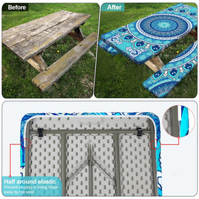 Play Tailor easy-clean surface simplifies post-meal cleanup outdoors