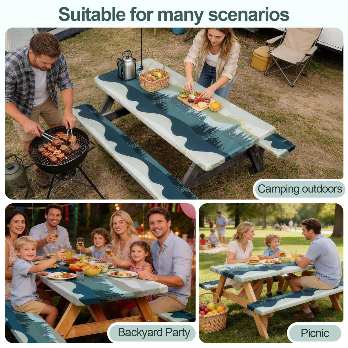 Play Tailor easy-clean wipeable fabric simplifies post-meal cleanup