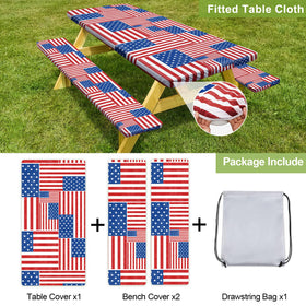 Play Tailor easy-install elastic edges keep covers secure in wind.