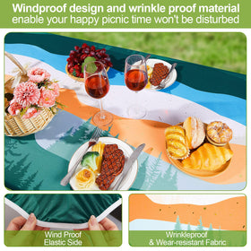 Play Tailor easy-install elastic edges securing the cover in wind
