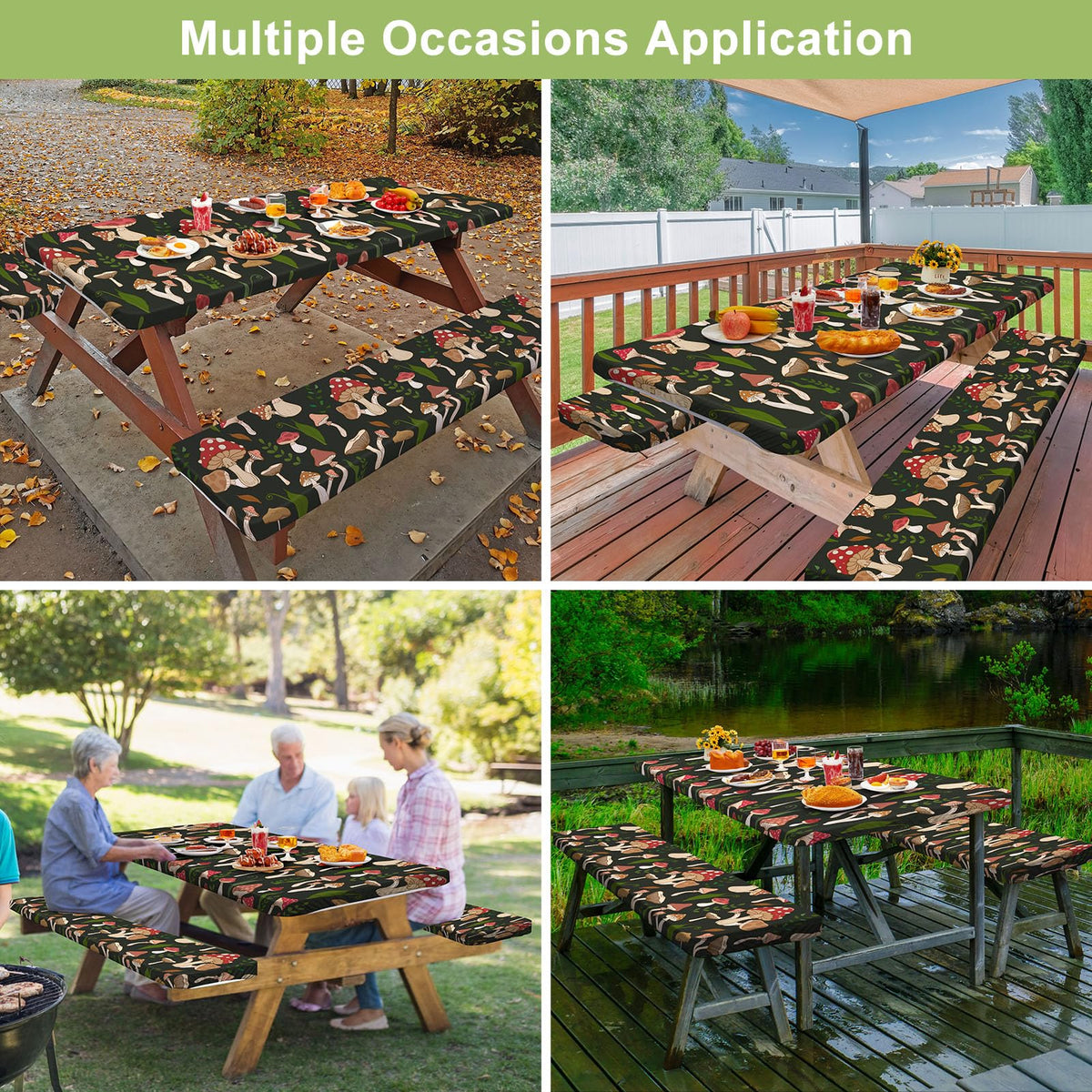 Play Tailor outdoor dining setup ready for camping or picnics.