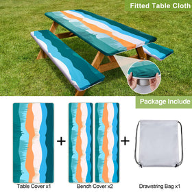 Play Tailor waterproof fabric closeup shows durable protection for surfaces.
