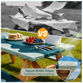 Play Tailor windproof picnic cover stays in place during breezy outdoor meals