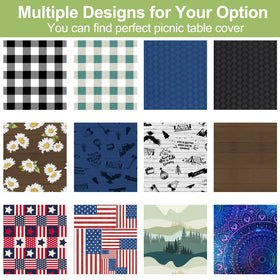 Play Tailor wrinkle-free fabric for quick setup and cleanup.