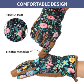 Pleneal microfiber leather back panel keeps hands cool during work