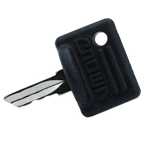PLENTZOM ignition key 107151001 front view for Crown forklifts, reliable ignition replacement.