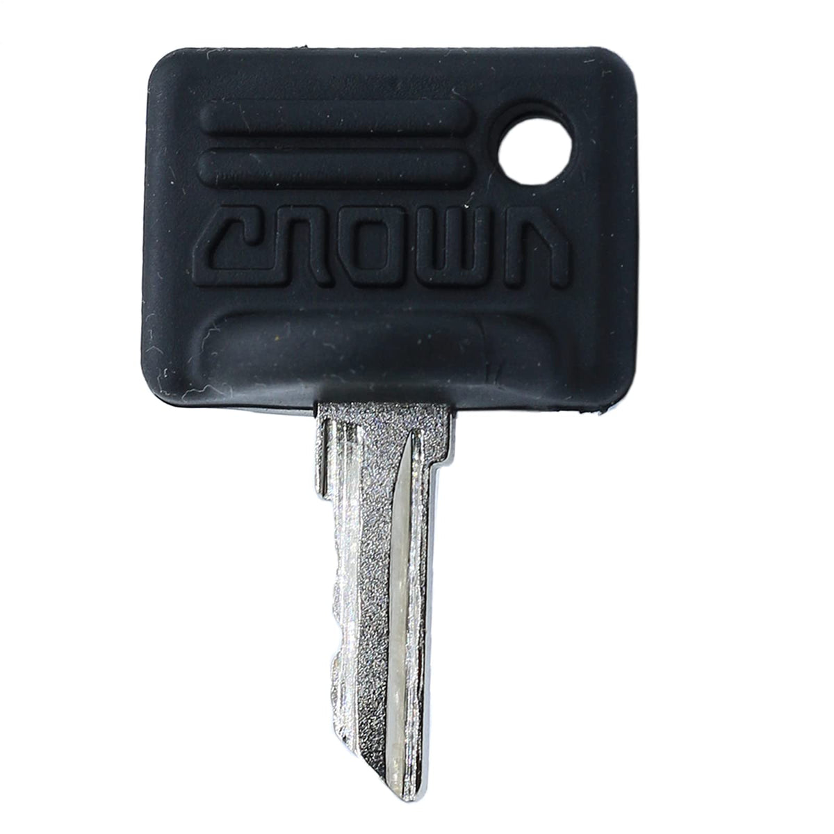 PLENTZOM ignition key 107151001 in hand for easy stock replacement.
