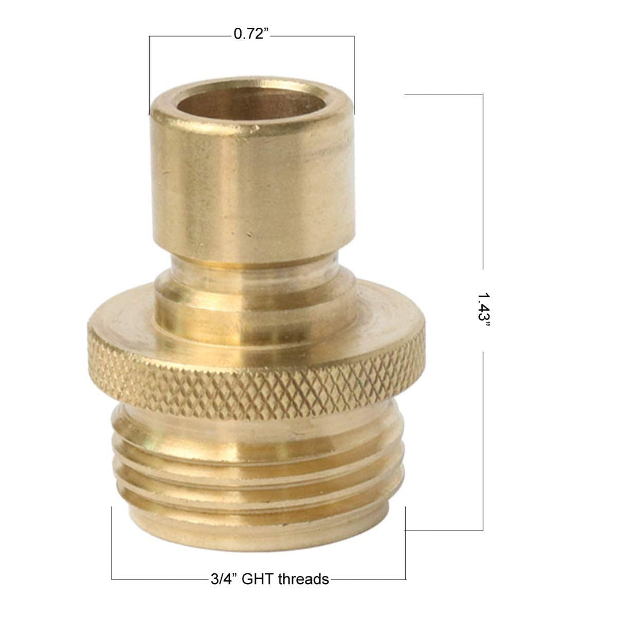 Outdoor garden scene featuring PLG brass fittings ready for fast connections