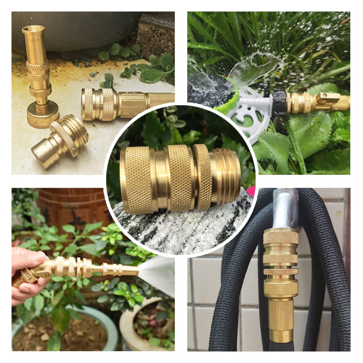 PLG quick-connect installation demonstrates tool-free setup on a hose