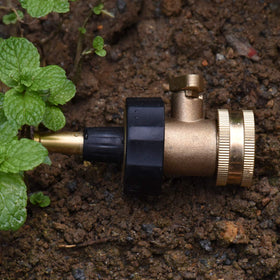 PLG high-pressure nozzle image highlighting durable brass construction and leak-free seals.