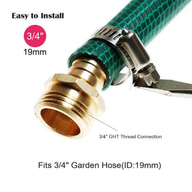 PLG stainless steel clamps provide a firm grip for dependable repairs.
