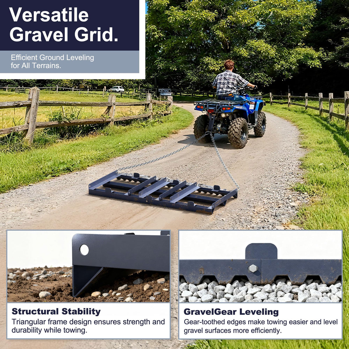 Adjustable straps let you add blocks for extra downward pressure