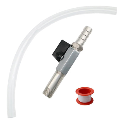 plrtliren Oil Drain Valve 751-10517A with tube for quick mower maintenance