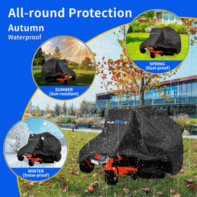 Plscoverit cover features double-stitched seams and waterproof strip for durability