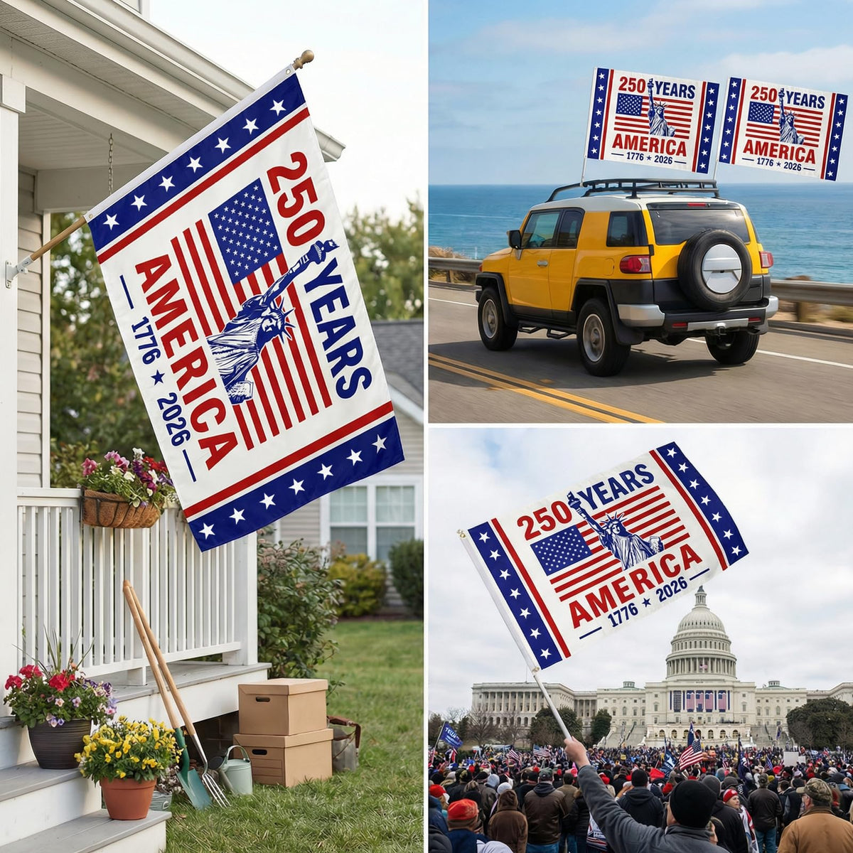 PLTCAT patriotic banner suited for holidays, schools, and government events