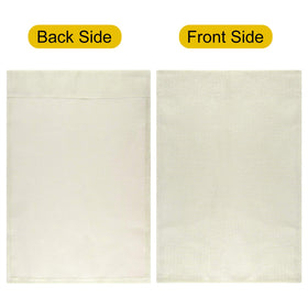 PLULON eight-pack blank burlap flags for easy DIY garden decor.