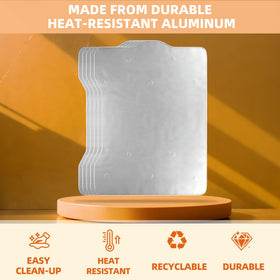 Smooth surface facilitates quick post-meal cleanup after grilling sessions.