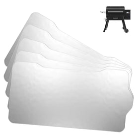 PLUSBROIL BAC521 liner on Traeger Ironwood 885 for easy grease collection