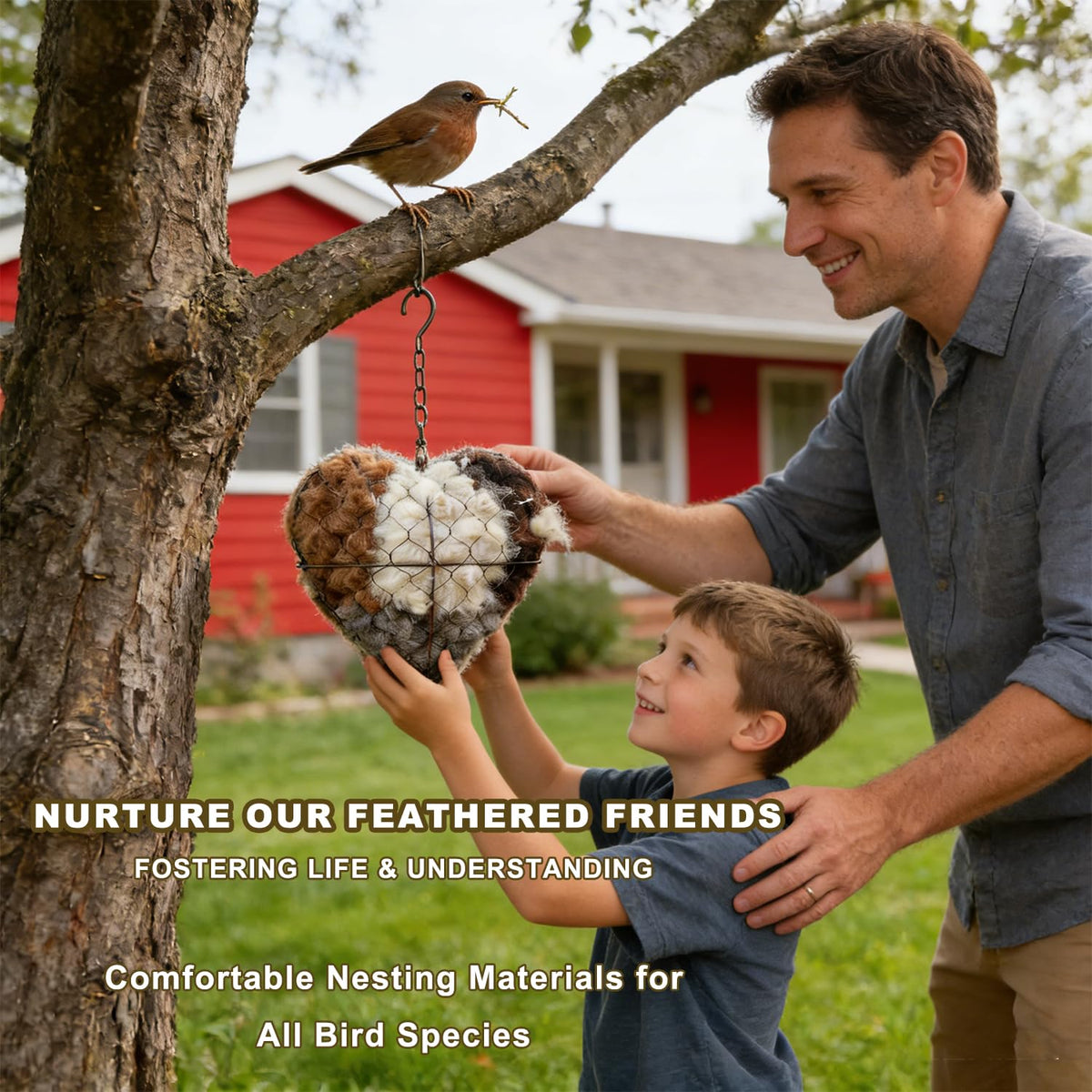 PMDYBY refillable nesting materials pack supports year-round use
