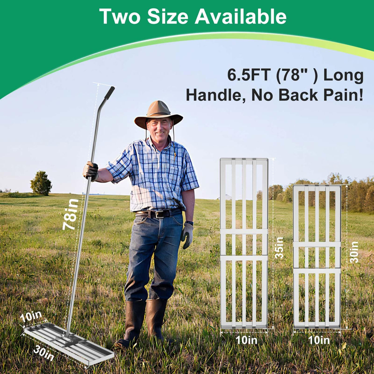 PMKBVI heavy-duty 304 stainless steel construction resists rust and wear