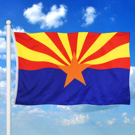 PMLAND Arizona flag dye-sublimated for sharp, lasting color in any setting