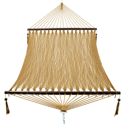 PNAEUT Caribbean hammock with 12ft double bed, ideal for two-person outdoor lounging.