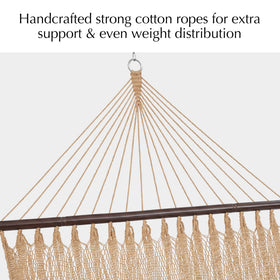 Ultra-soft nylon ropes provide plush support attuned to your body.