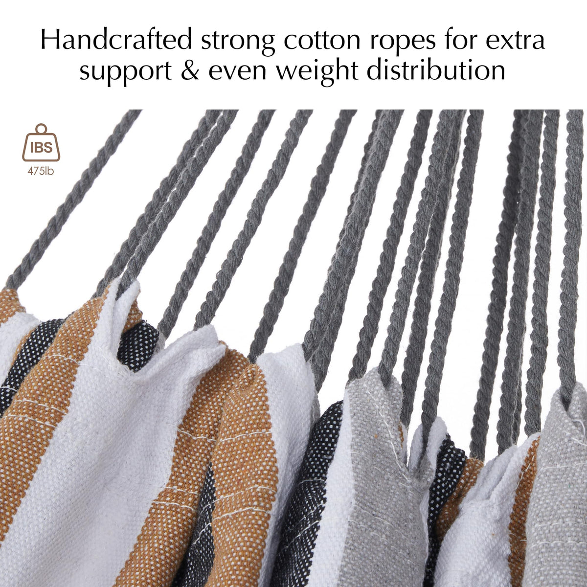 PNAEUT outdoor rope eyes with metal ring withstands frequent use