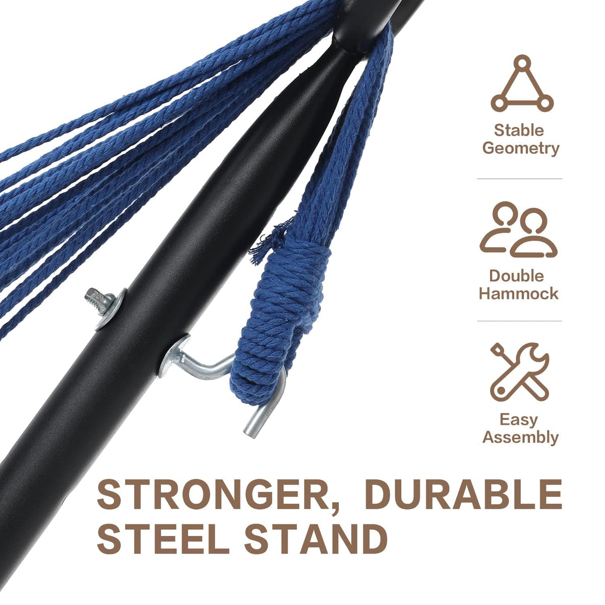 Includes nylon travel bag for camping or patios on the go.
