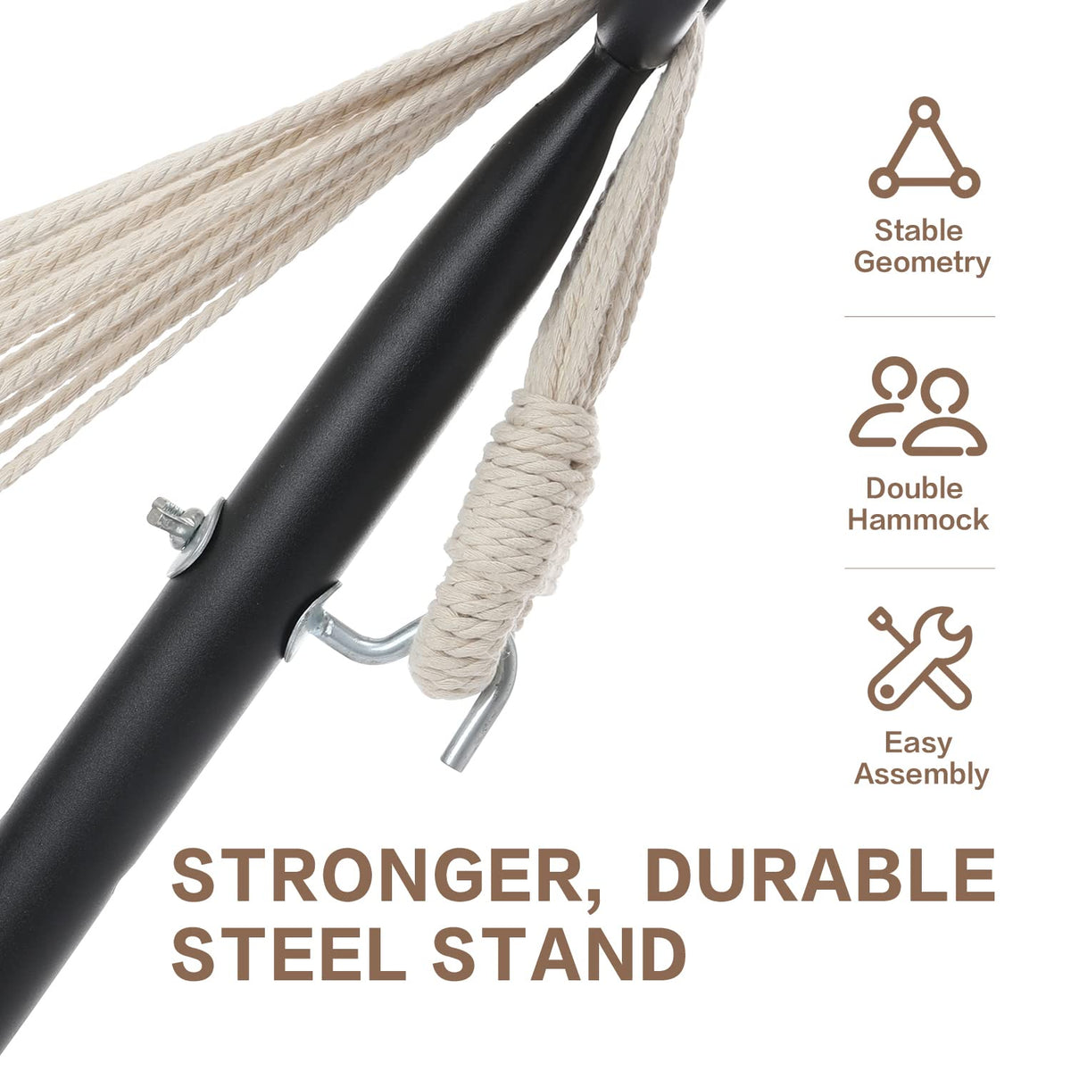 PNAEUT hammock with travel bag enables portable outdoor use.