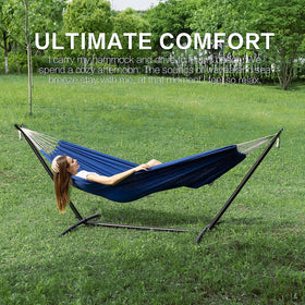 PNAEUT heavy-duty steel stand demonstrates durable outdoor construction for two.