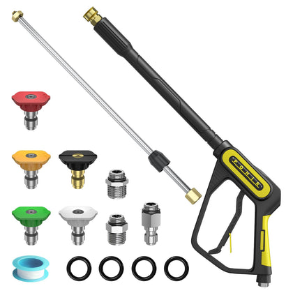 POHIR 5000PSI pressure washer gun for powerful cleaning tasks like car washing