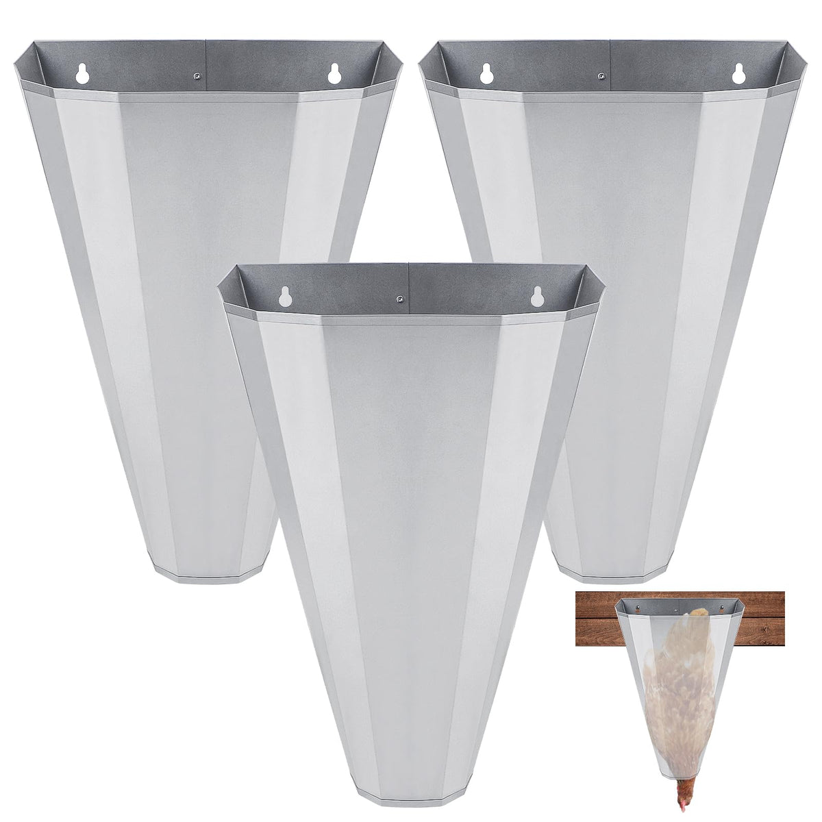Poabalyee poultry cone side view shows safe restraint for birds under 8 lb