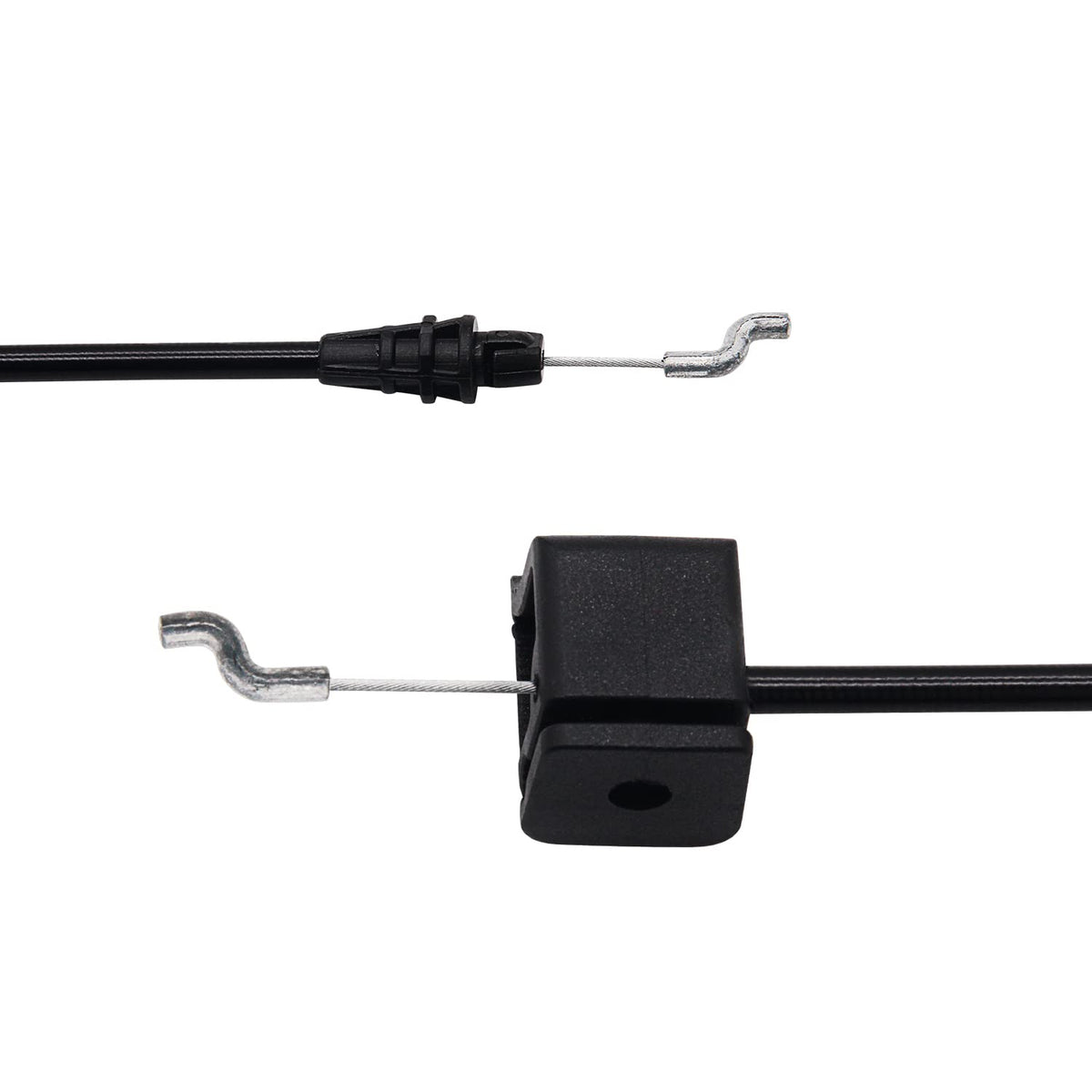 Poagavgs brake cable install close-up, demonstrates easy replacement steps.