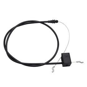 Poagavgs brake cable with Z-bend ends close-up, shows secure fit and safe blade stop.