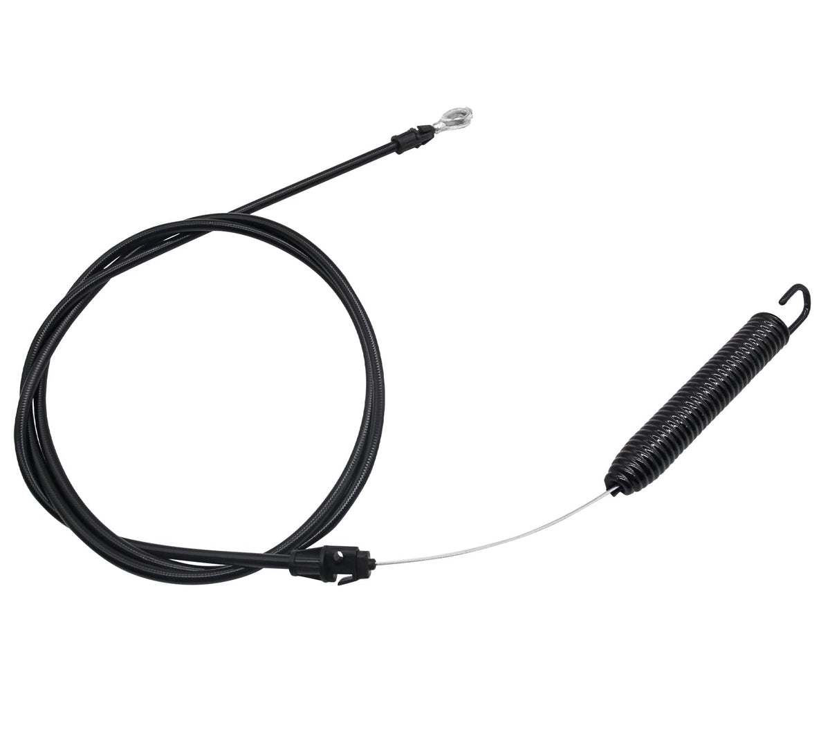 Poagavgs clutch cable with 75-inch inner wire supports strong, responsive deck engagement.