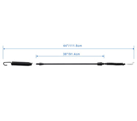 Poagavgs PTO cable compatible with Troy-Bilt, Cub Cadet, Craftsman mowers
