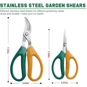 Pobowlgarls garden scissors for flowers and fruits harvests with ease.