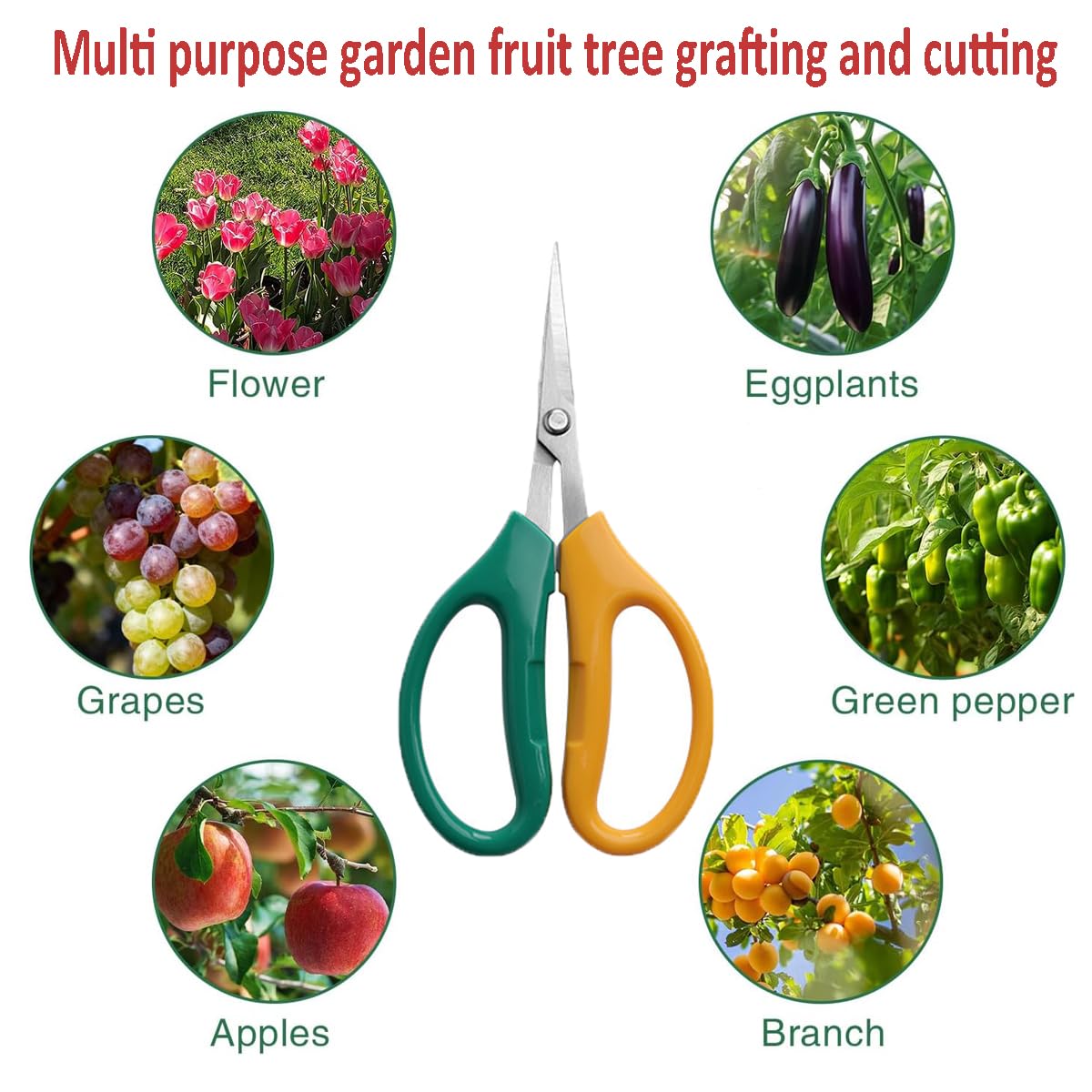 Pobowlgarls garden scissors lightweight design reduces hand fatigue.