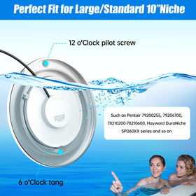 PoCare color-changing LED pool light with dynamic modes