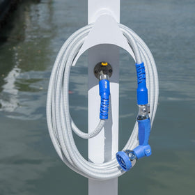 Pocket Hose Marine 3/4 inch diameter delivers steady water flow on vessel