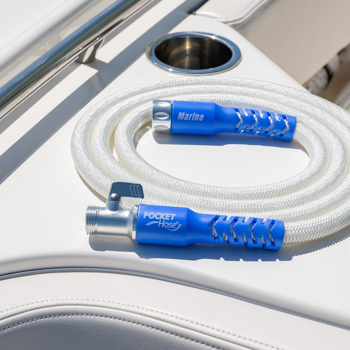 Pocket Hose Marine kink-free design for smooth cleaning on the go