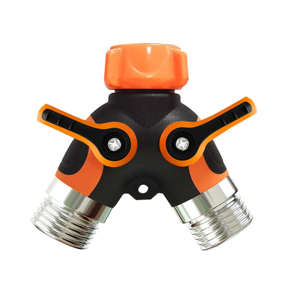 POCKET PANDA pipe splitter dual way showing versatile water distribution for garden tasks