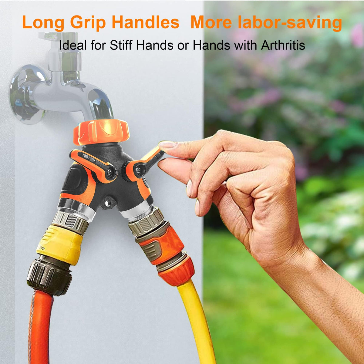 POCKET PANDA TPR valve shut-off provides water control when one side is unused