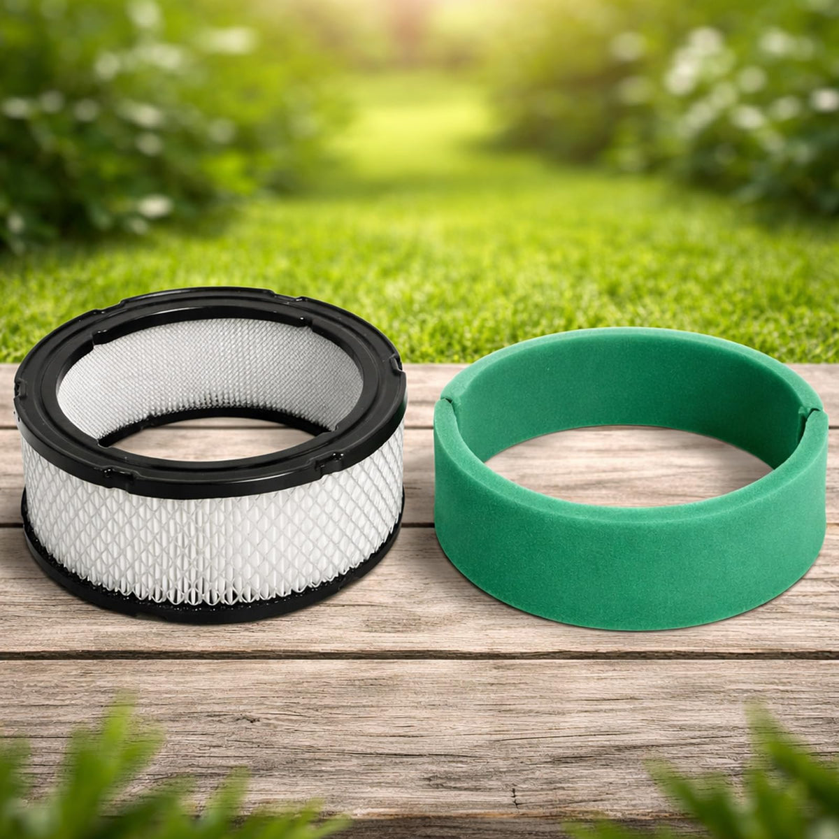 Podoy air filter close up for Kohler engines and improved air flow