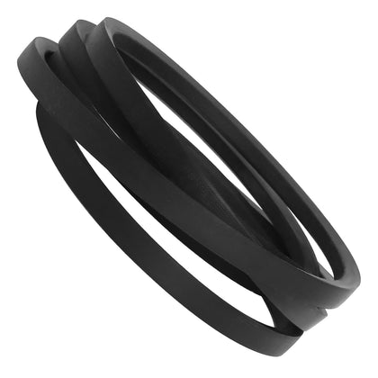 Podoy 405143 deck drive belt on a 46-inch mower for a precise fit and smooth mowing.