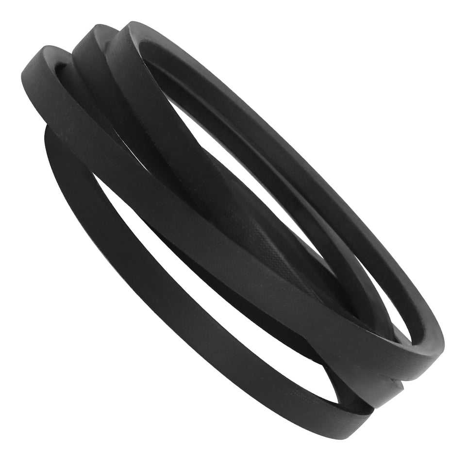 Podoy 405143 deck drive belt on a 46-inch mower for a precise fit and smooth mowing.
