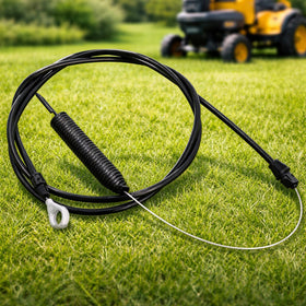 Podoy 584243501 clutch cable close-up showing durable construction for compatible tractors
