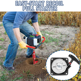 Podoy 63022 recoil pull starter for 52cc engines enables efficient restarts