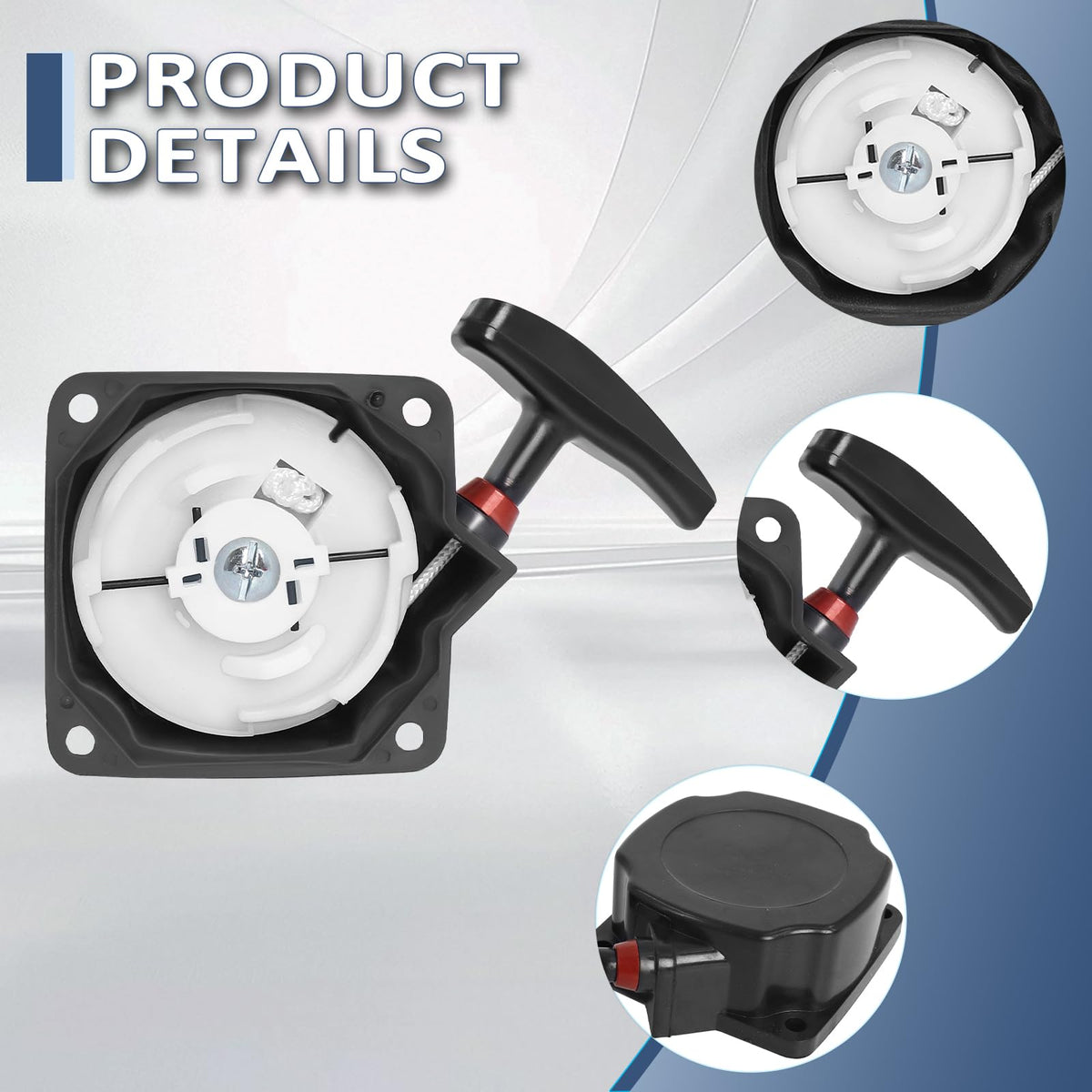 Podoy 63022 recoil pull starter for Predator MC43 enables easy DIY replacement